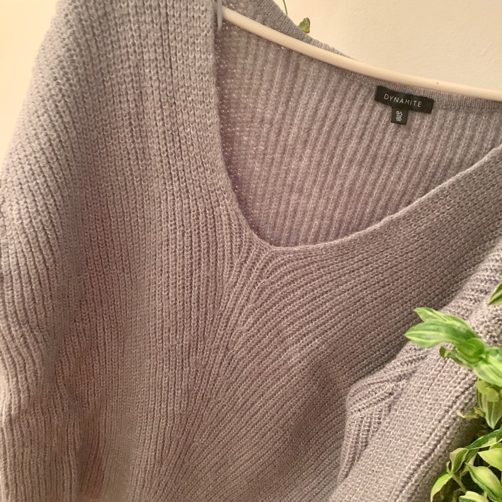 Dynamite Grey Sweater - Picture 5 of 14